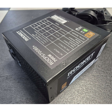 NOWY ZASILACZ ATX 700W 80+...