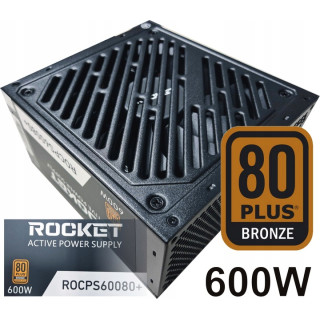 NOWY ZASILACZ ATX 600W 80+...