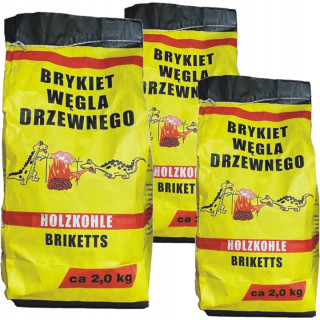 3x Brykiet Węgla Drzewnego...