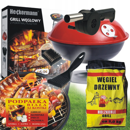 ZESTAW GRILL WĘGLOWY...